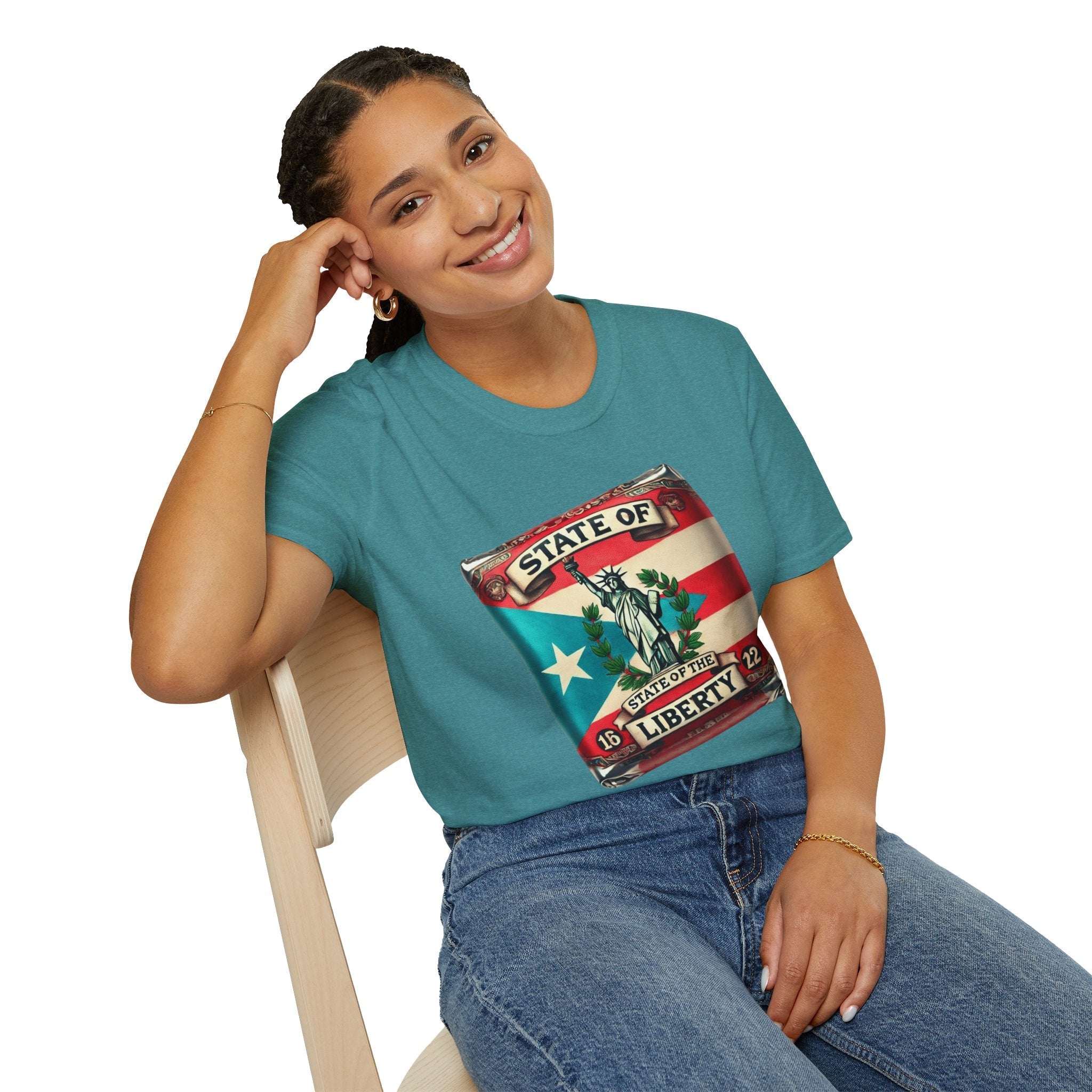 Puerto Rican Heritage Shirt Gift for Patriots, National Holiday Apparel, USA Pride Shirt - Metamorphosis Creations
