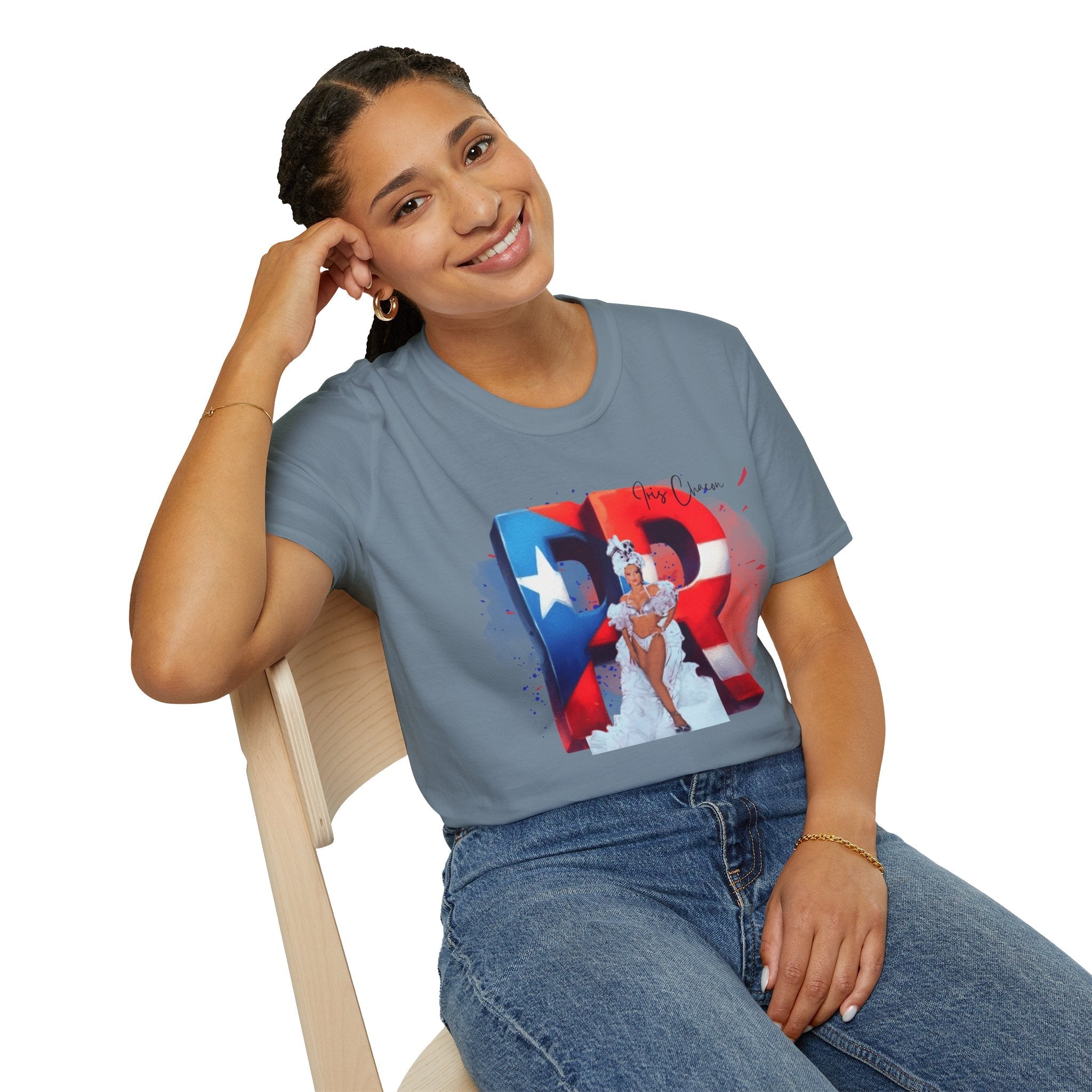 Puerto Rican Iris Chacon T-Shirt - Celebrate Culture, Fashion, Vintage Tee, Gift for Him/Her, Comfortable Casual Wear - Metamorphosis Creations