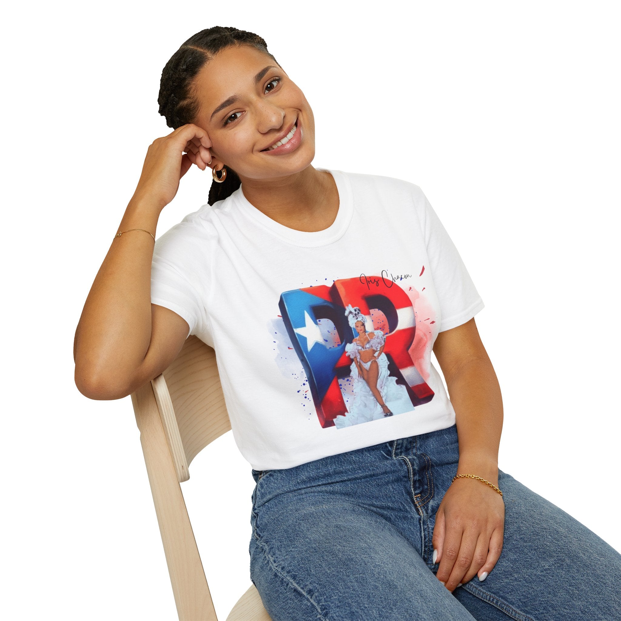 Puerto Rican Iris Chacon T-Shirt - Celebrate Culture, Fashion, Vintage Tee, Gift for Him/Her, Comfortable Casual Wear - Metamorphosis Creations