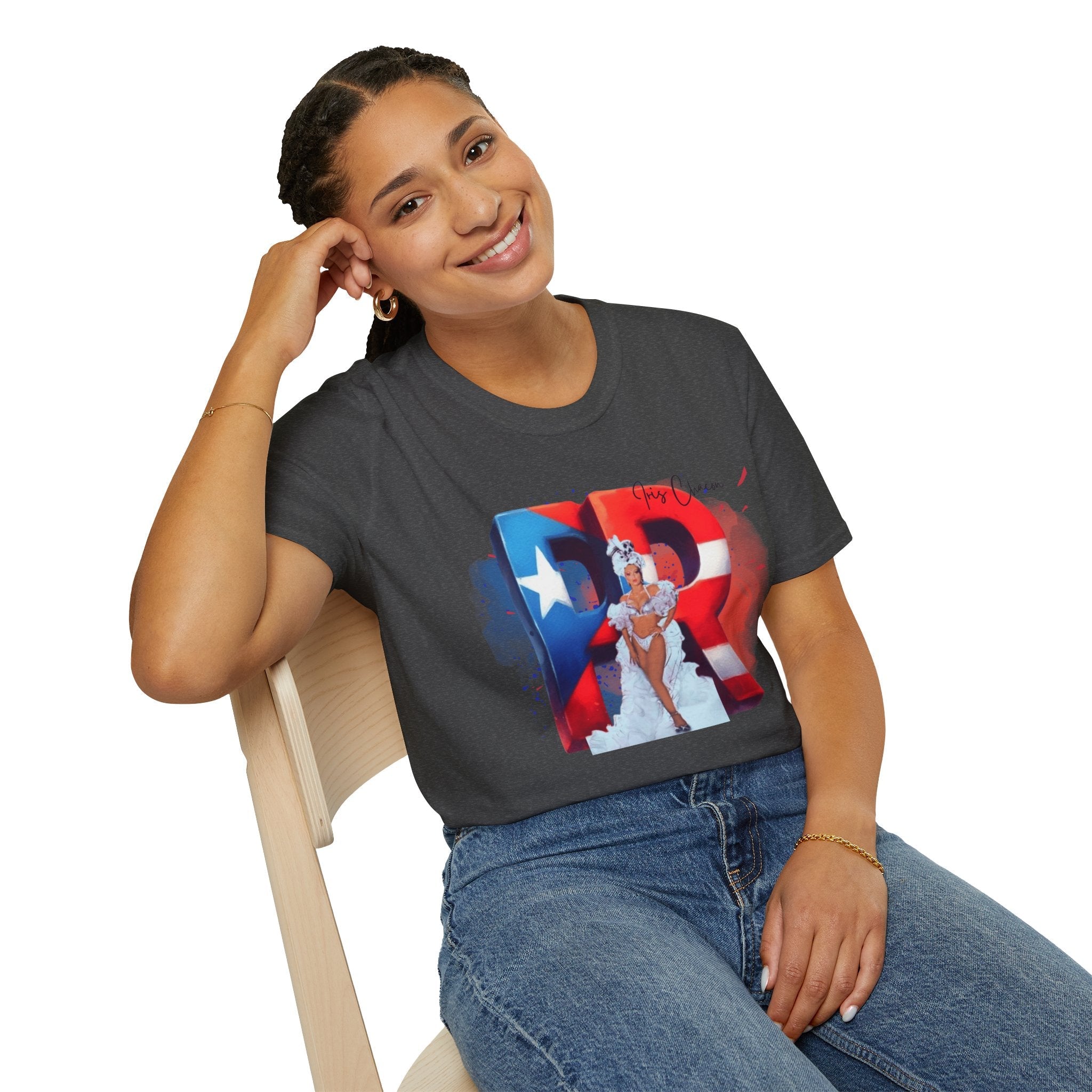 Puerto Rican Iris Chacon T-Shirt - Celebrate Culture, Fashion, Vintage Tee, Gift for Him/Her, Comfortable Casual Wear - Metamorphosis Creations