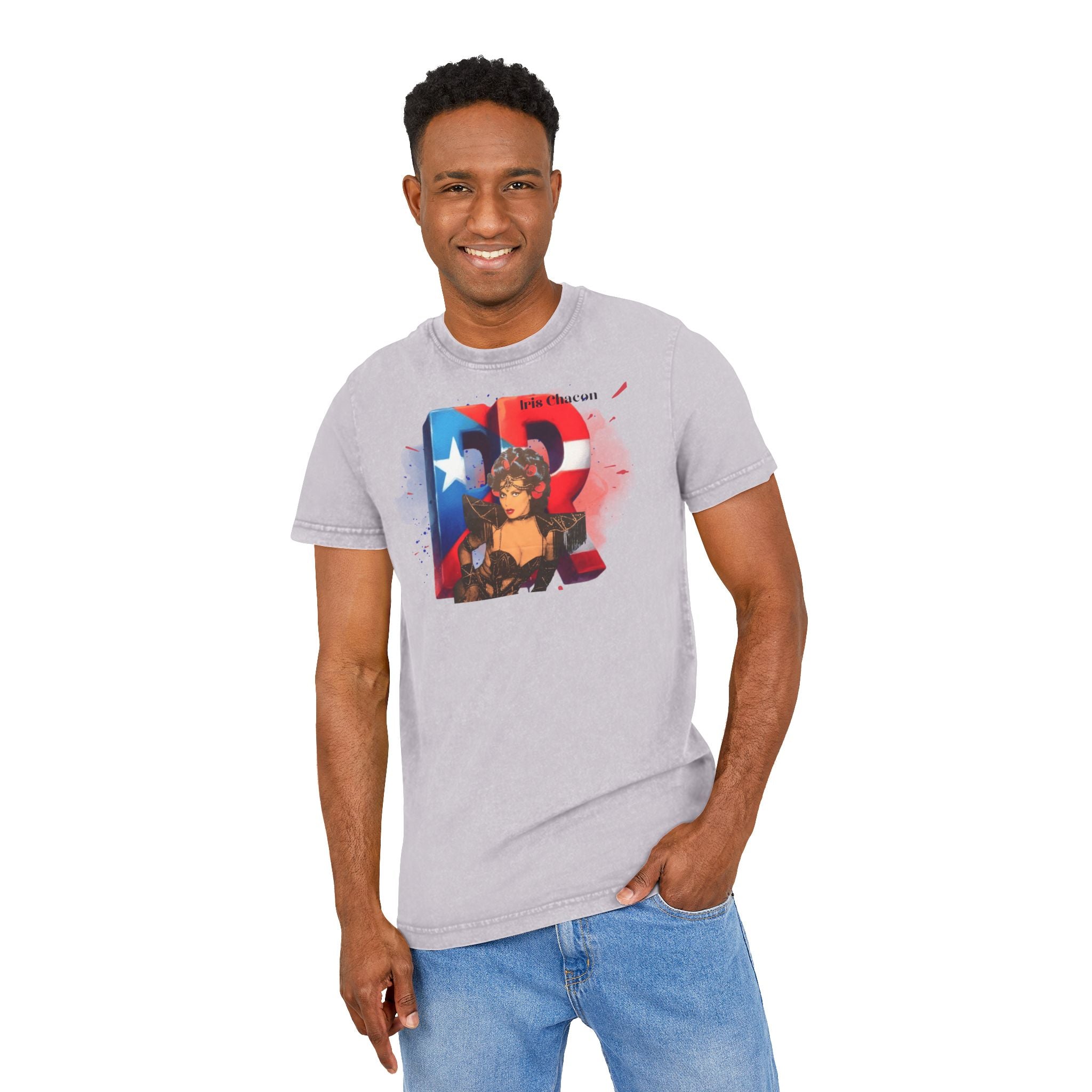 Puerto Rican Iris Chacon , Vintage Graphic Shirt, Casual Wear, Festival Apparel, Summer T-Shirt, Gift for Her - Metamorphosis Creations