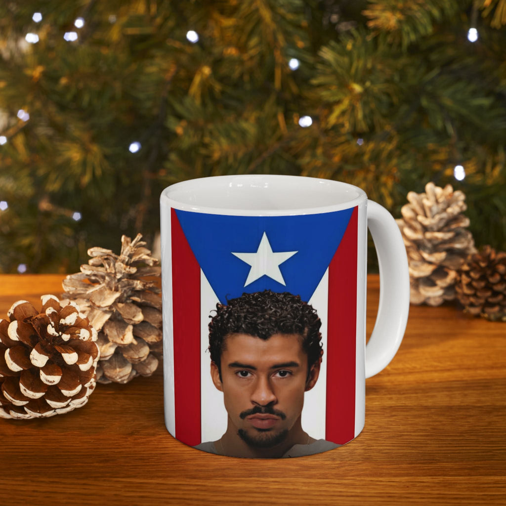 Puerto Rican Pride Ceramic Mug, Unique Gift for Coffee Lovers, 11oz & 15oz Sizes, Perfect for Holidays and Celebrations - Metamorphosis Creations