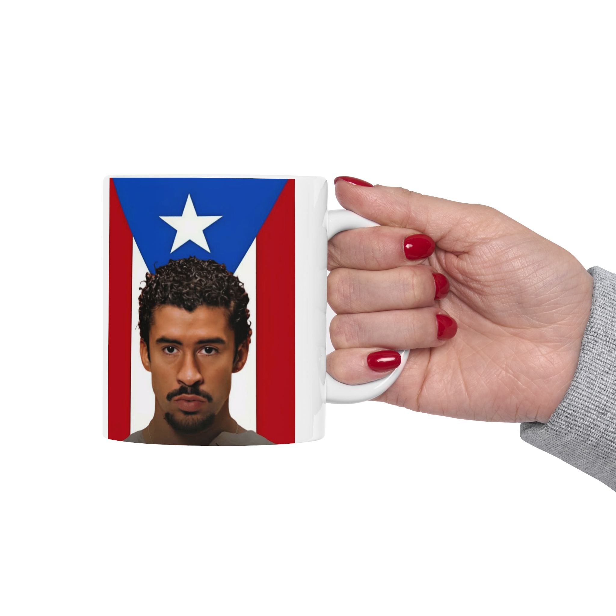 Puerto Rican Pride Ceramic Mug, Unique Gift for Coffee Lovers, 11oz & 15oz Sizes, Perfect for Holidays and Celebrations - Metamorphosis Creations