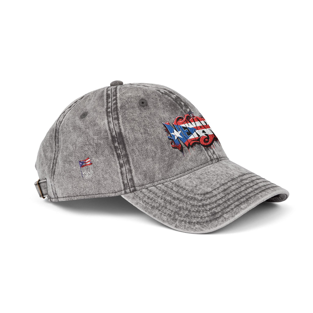 Puerto Rican Pride Gear Cultural Identity Hat Casual Hat, Retro Style Cap, Gift for Patriots, Summer Accessory - Metamorphosis Creations