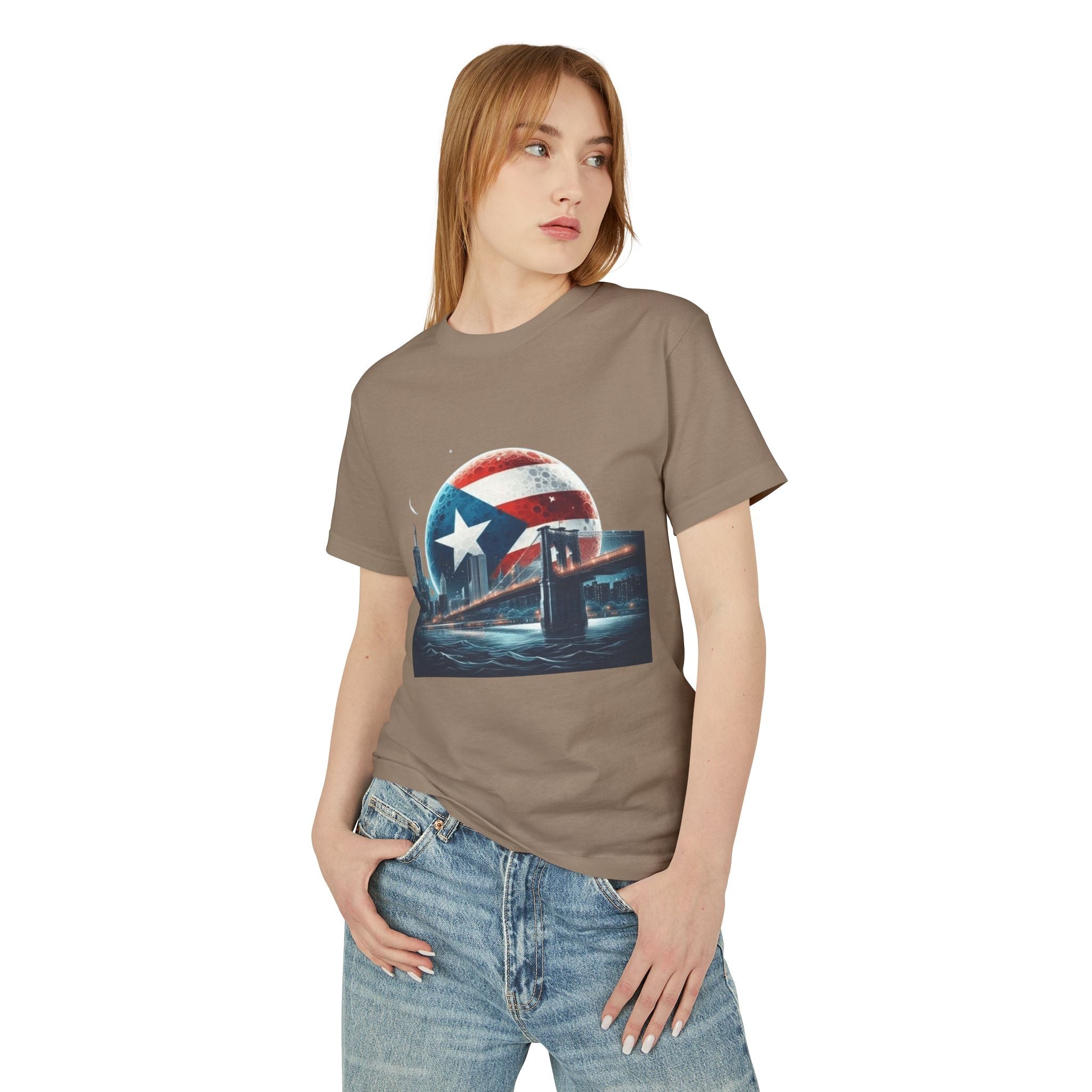 Puerto Rican Pride Heavyweight Cotton Tee, Unisex Vintage Shirt, Casual Wear, Gift for Him/Her, Summer Style, Travel Tee - Metamorphosis Creations