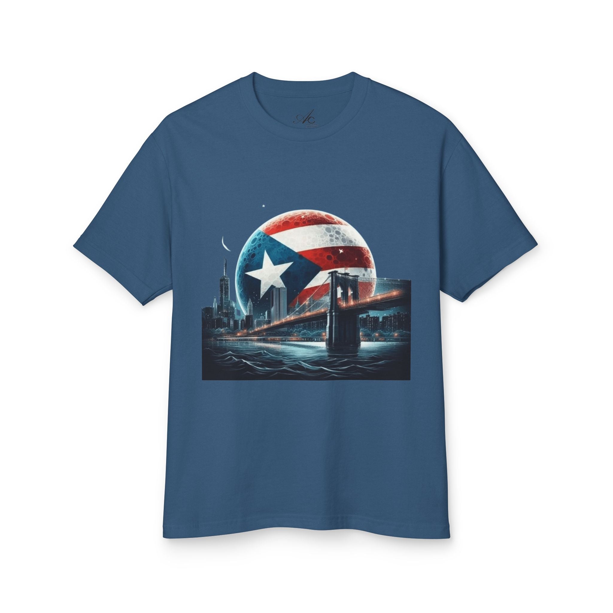 Puerto Rican Pride Heavyweight Cotton Tee, Unisex Vintage Shirt, Casual Wear, Gift for Him/Her, Summer Style, Travel Tee - Metamorphosis Creations