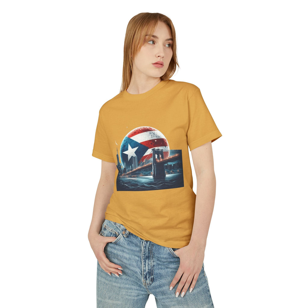 Puerto Rican Pride Heavyweight Cotton Tee, Unisex Vintage Shirt, Casual Wear, Gift for Him/Her, Summer Style, Travel Tee - Metamorphosis Creations