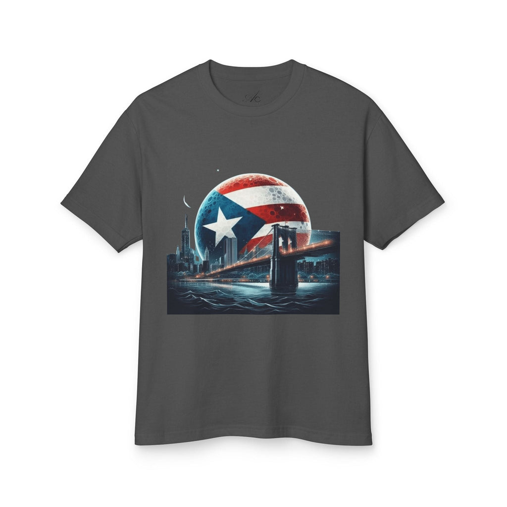 Puerto Rican Pride Heavyweight Cotton Tee, Unisex Vintage Shirt, Casual Wear, Gift for Him/Her, Summer Style, Travel Tee - Metamorphosis Creations