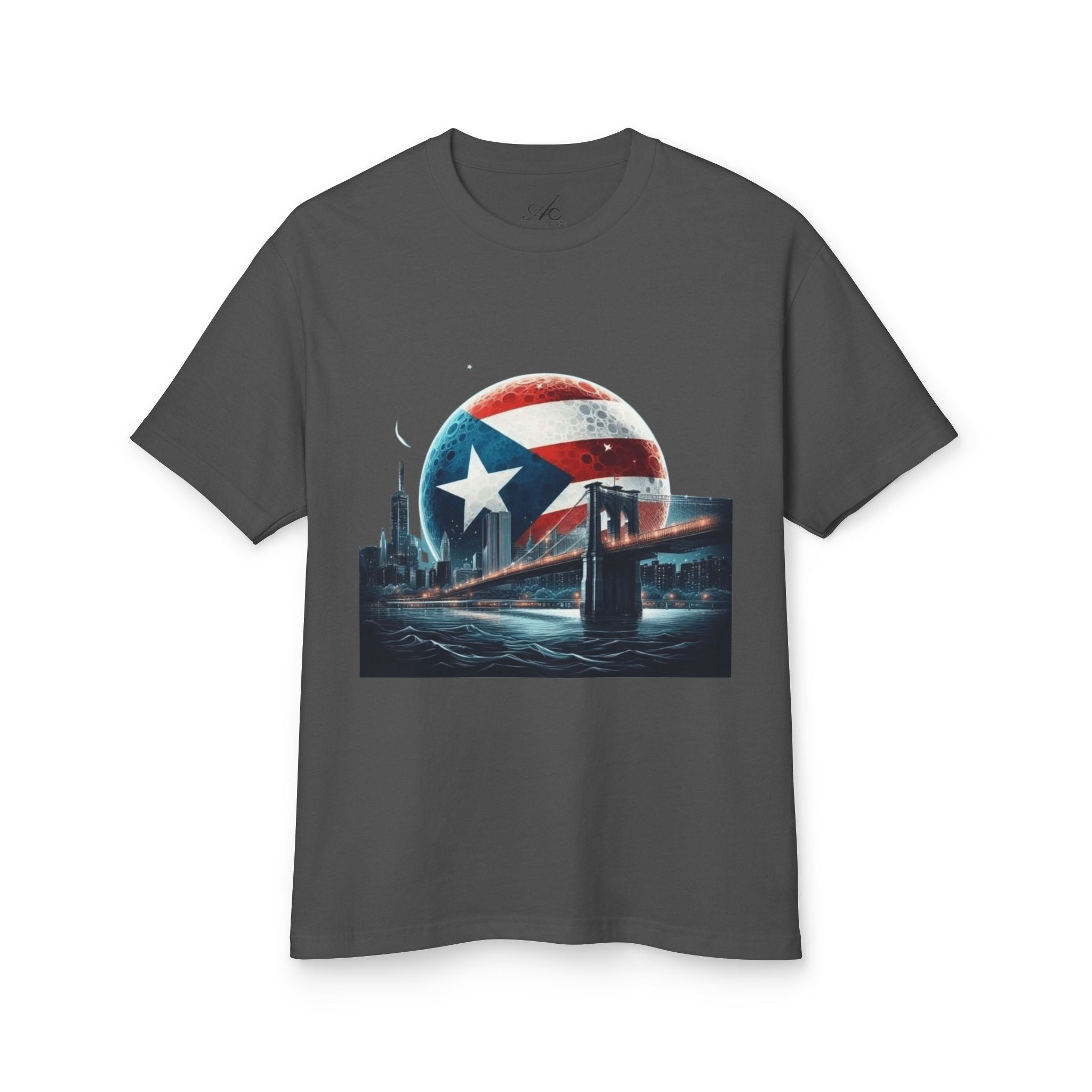 Puerto Rican Pride Heavyweight Cotton Tee, Unisex Vintage Shirt, Casual Wear, Gift for Him/Her, Summer Style, Travel Tee - Metamorphosis Creations