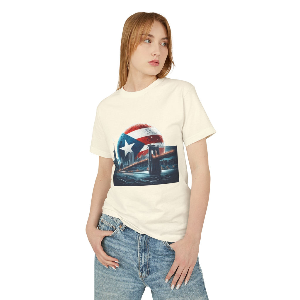 Puerto Rican Pride Heavyweight Cotton Tee, Unisex Vintage Shirt, Casual Wear, Gift for Him/Her, Summer Style, Travel Tee - Metamorphosis Creations