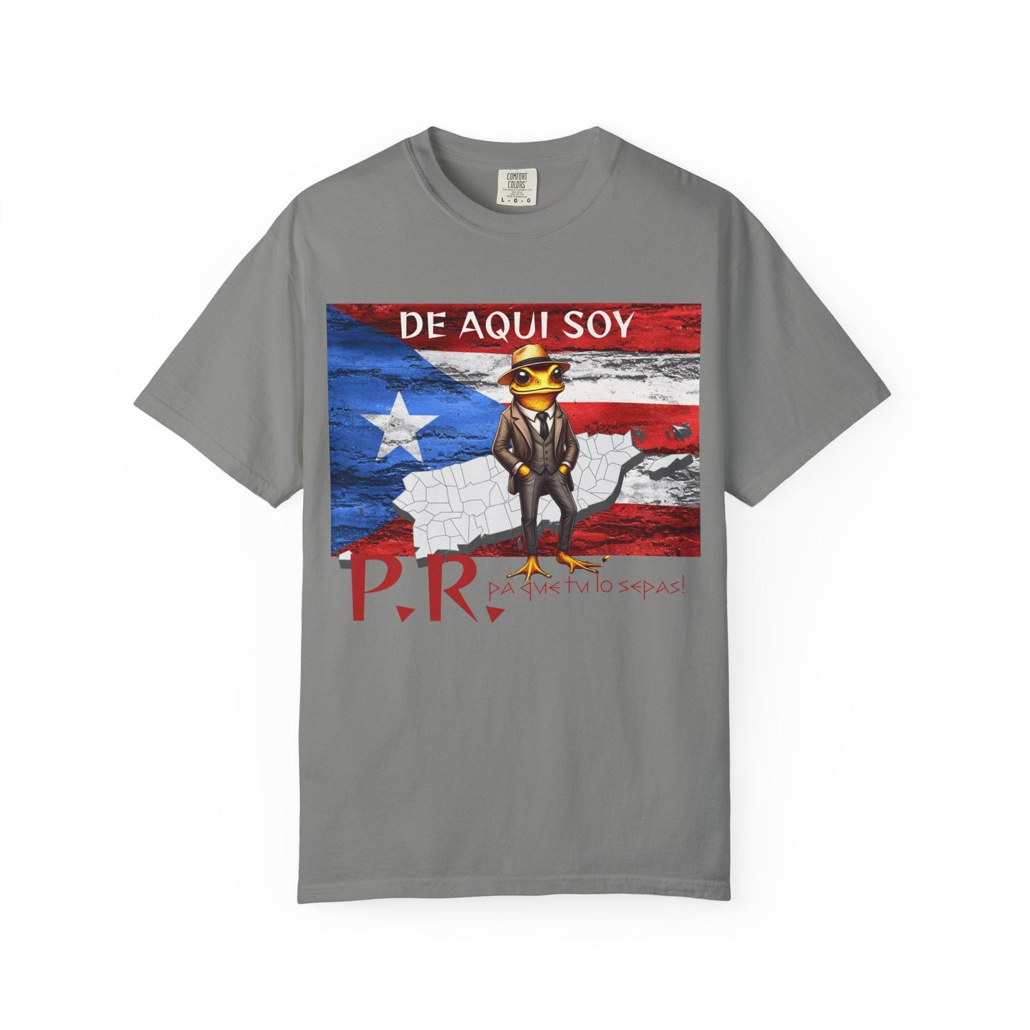 Puerto Rican Pride T-Shirt, Fun Casual Wear, Unisex Garment - Dyed Tee, Perfect for Celebrations, Cultural Identity Shirt - Metamorphosis Creations