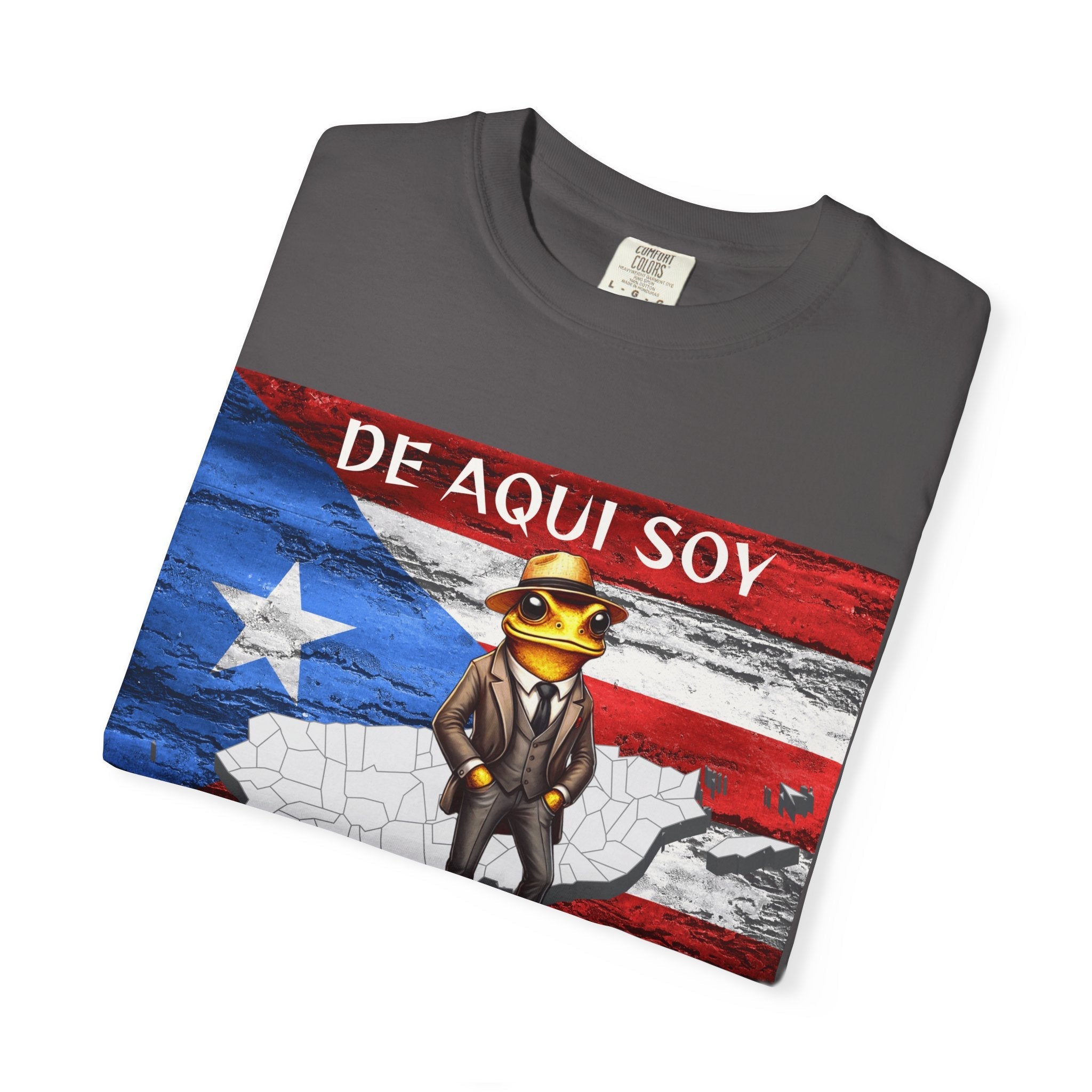Puerto Rican Pride T-Shirt, Fun Casual Wear, Unisex Garment - Dyed Tee, Perfect for Celebrations, Cultural Identity Shirt - Metamorphosis Creations