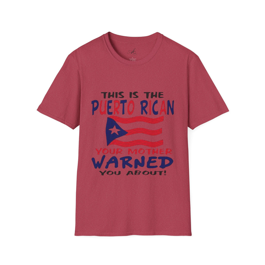 Puerto Rican Pride Unisex T-Shirt – Cultural Expression Tee for Celebrations, Beach Days, Casual Wear & Family Gatherings - Metamorphosis Creations