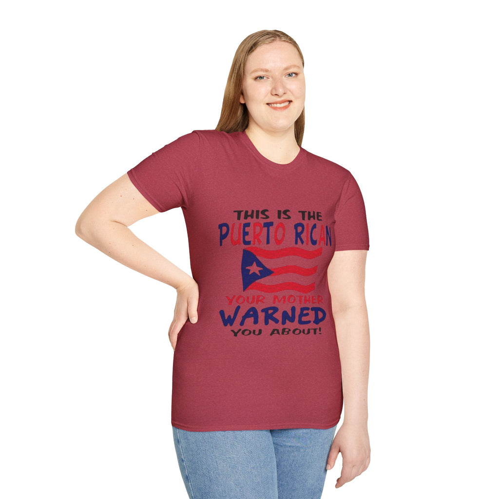 Puerto Rican Pride Unisex T-Shirt – Cultural Expression Tee for Celebrations, Beach Days, Casual Wear & Family Gatherings - Metamorphosis Creations