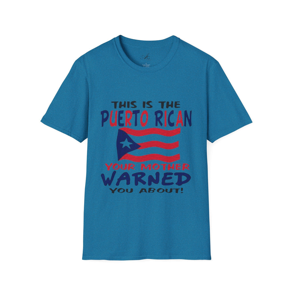 Puerto Rican Pride Unisex T-Shirt – Cultural Expression Tee for Celebrations, Beach Days, Casual Wear & Family Gatherings - Metamorphosis Creations
