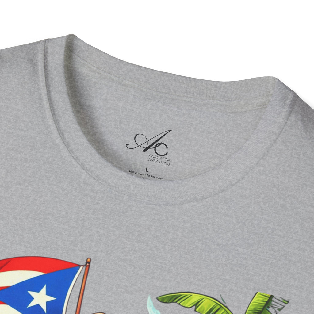 Puerto Rican T-Shirt, Summer Shirt, Casual Wear, Gift for Him/Her, Beach Apparel Boriqua T-Shirt - Metamorphosis Creations