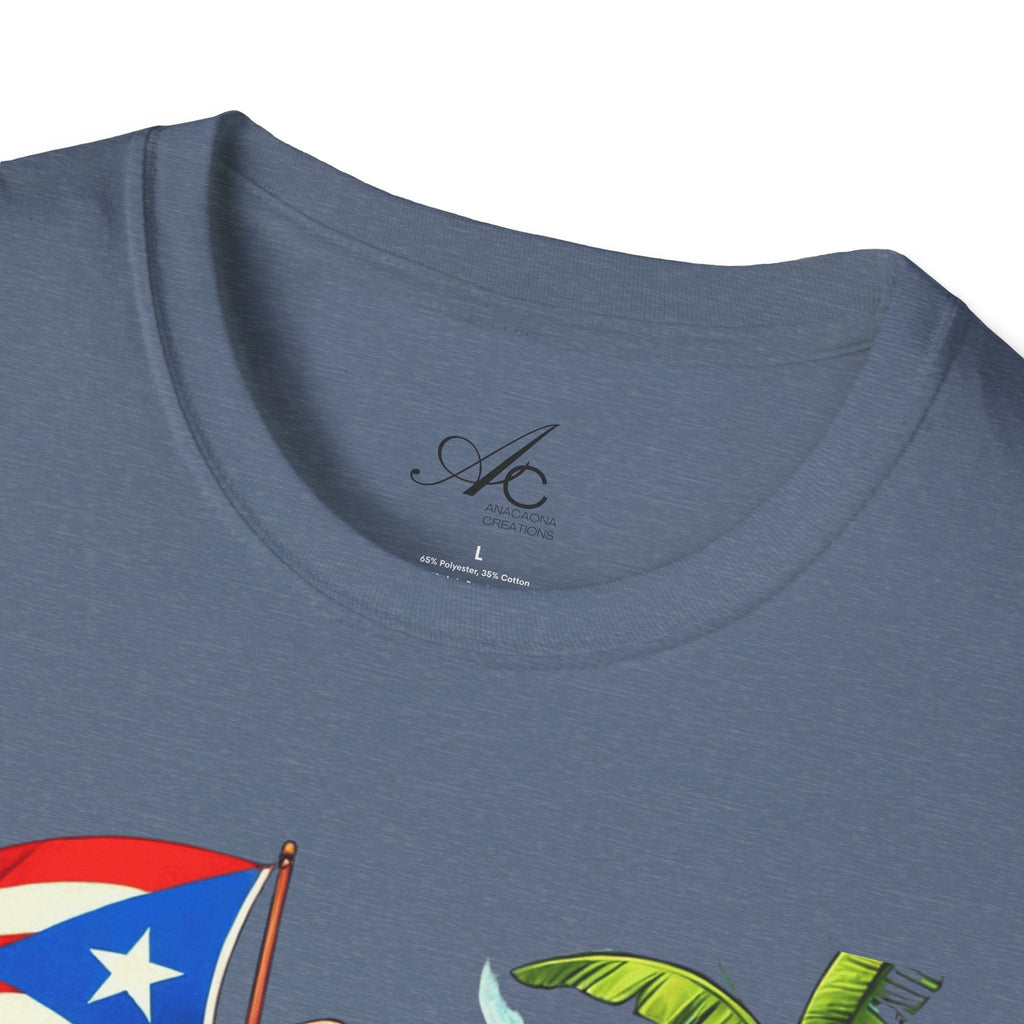 Puerto Rican T-Shirt, Summer Shirt, Casual Wear, Gift for Him/Her, Beach Apparel Boriqua T-Shirt - Metamorphosis Creations