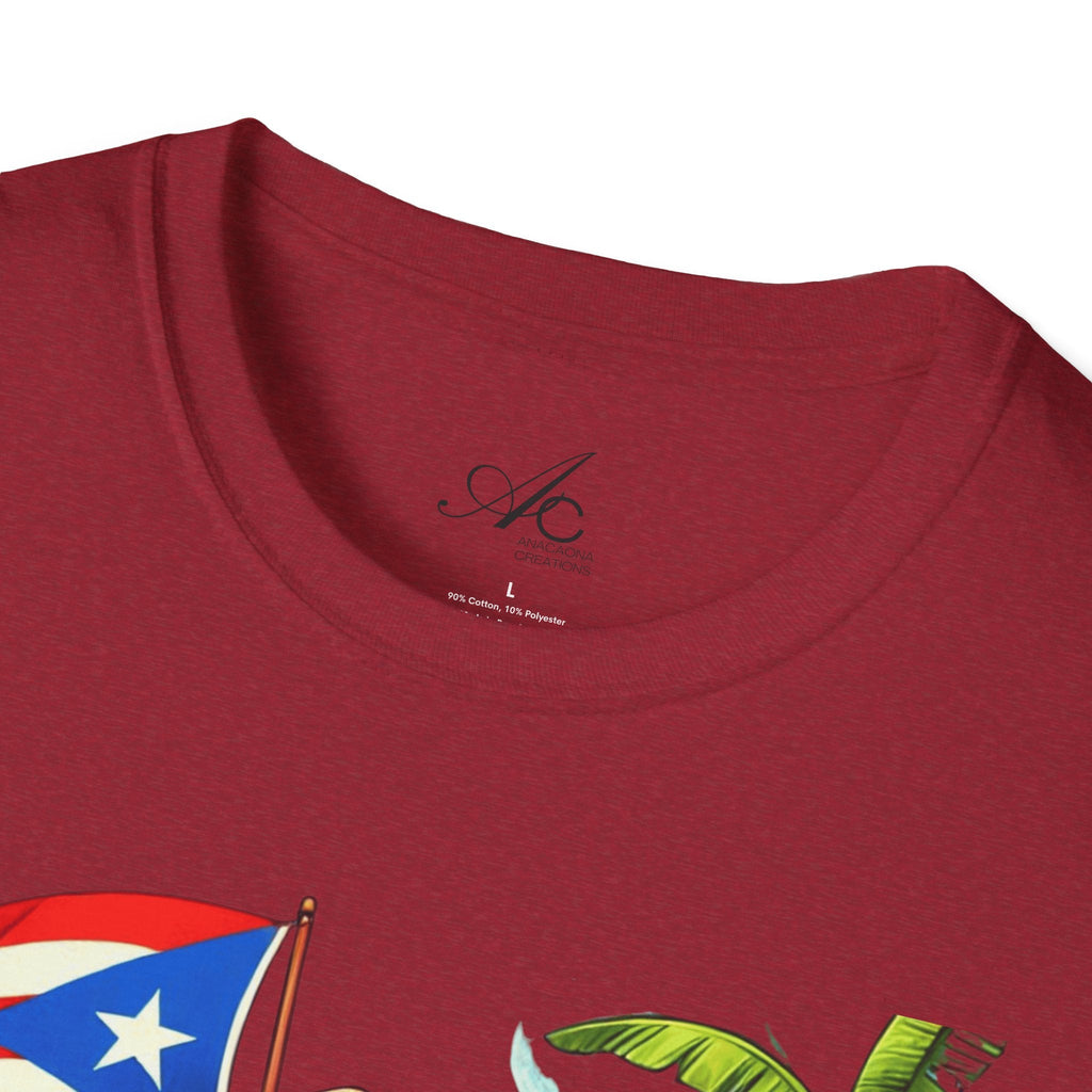 Puerto Rican T-Shirt, Summer Shirt, Casual Wear, Gift for Him/Her, Beach Apparel Boriqua T-Shirt - Metamorphosis Creations