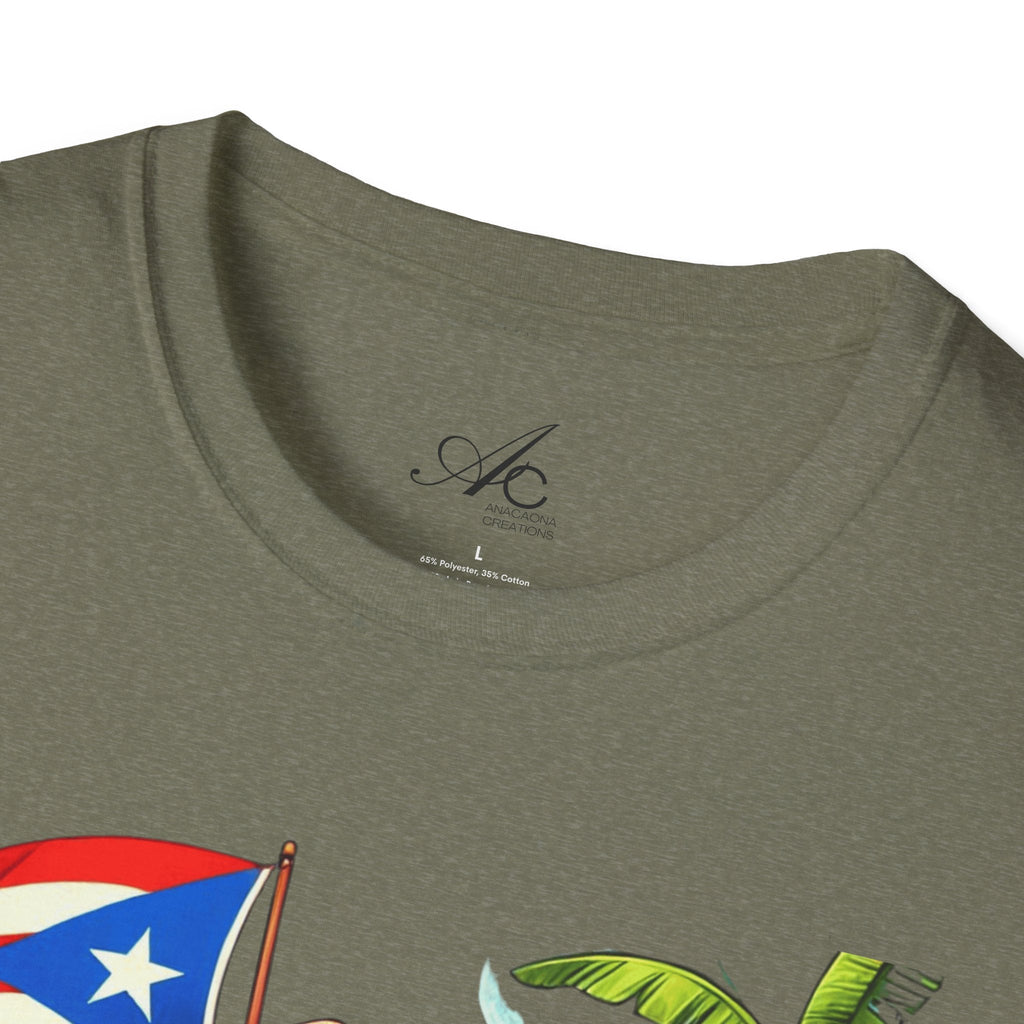 Puerto Rican T-Shirt, Summer Shirt, Casual Wear, Gift for Him/Her, Beach Apparel Boriqua T-Shirt - Metamorphosis Creations