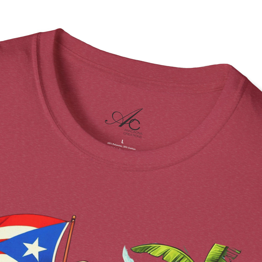 Puerto Rican T-Shirt, Summer Shirt, Casual Wear, Gift for Him/Her, Beach Apparel Boriqua T-Shirt - Metamorphosis Creations