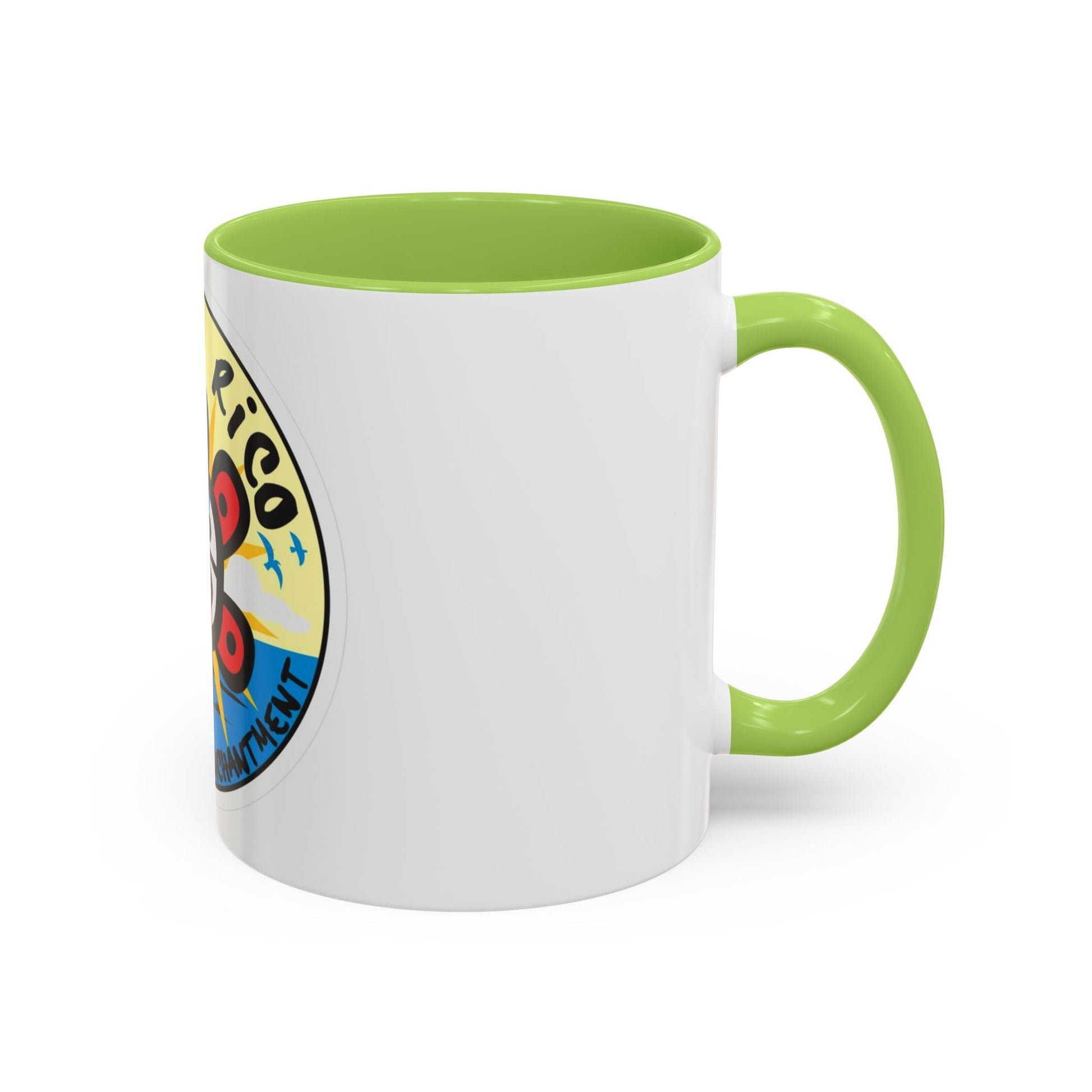 Puerto Rico Accent Coffee Mug - Island of Enchantment, Travel Souvenir, Gift for Coffee Lovers, Car Enthusiasts, Beach Decor - Metamorphosis Creations