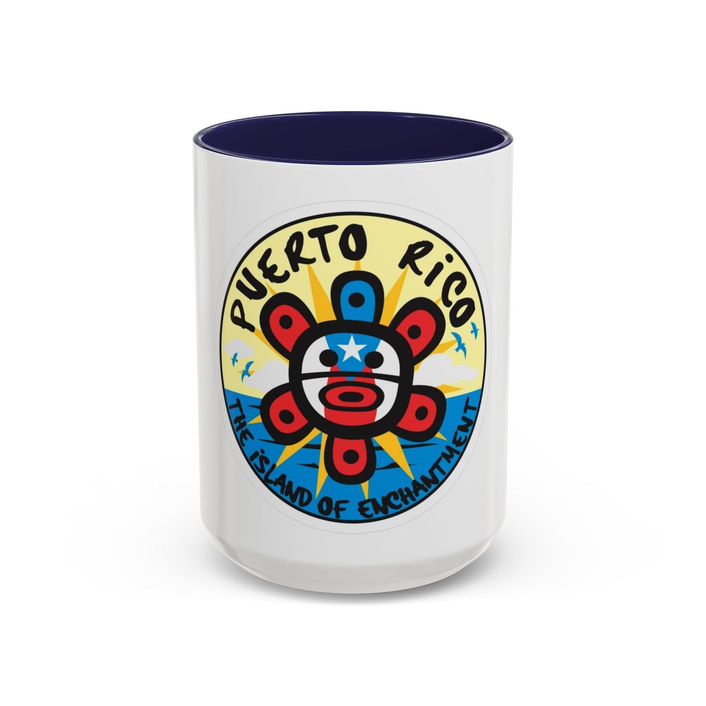Puerto Rico Accent Coffee Mug - Island of Enchantment, Travel Souvenir, Gift for Coffee Lovers, Car Enthusiasts, Beach Decor - Metamorphosis Creations