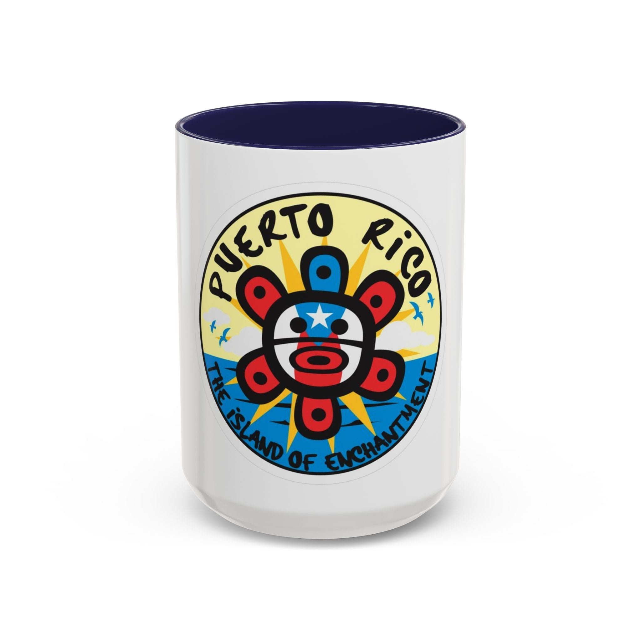 Puerto Rico Accent Coffee Mug - Island of Enchantment, Travel Souvenir, Gift for Coffee Lovers, Car Enthusiasts, Beach Decor - Metamorphosis Creations