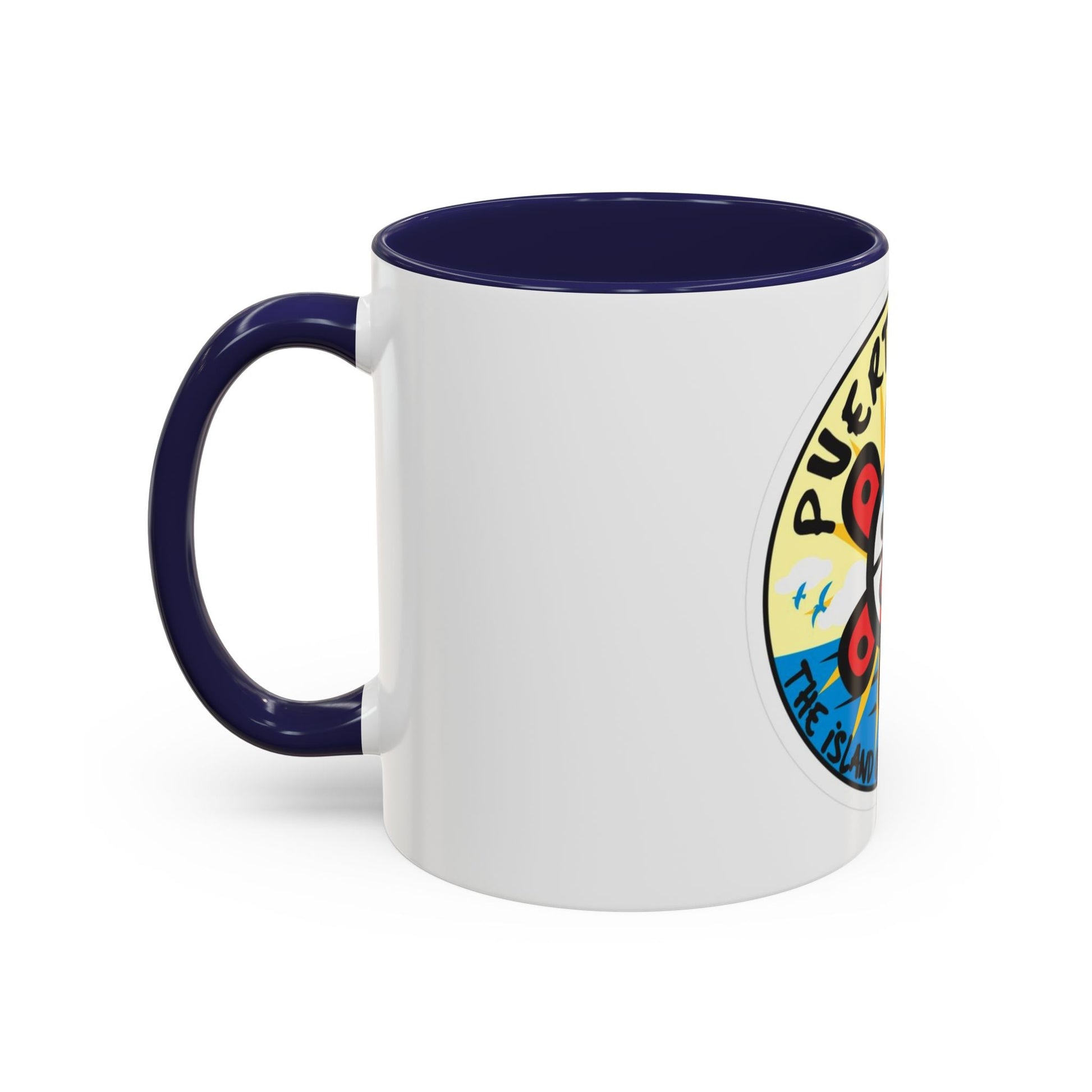 Puerto Rico Accent Coffee Mug - Island of Enchantment, Travel Souvenir, Gift for Coffee Lovers, Car Enthusiasts, Beach Decor - Metamorphosis Creations