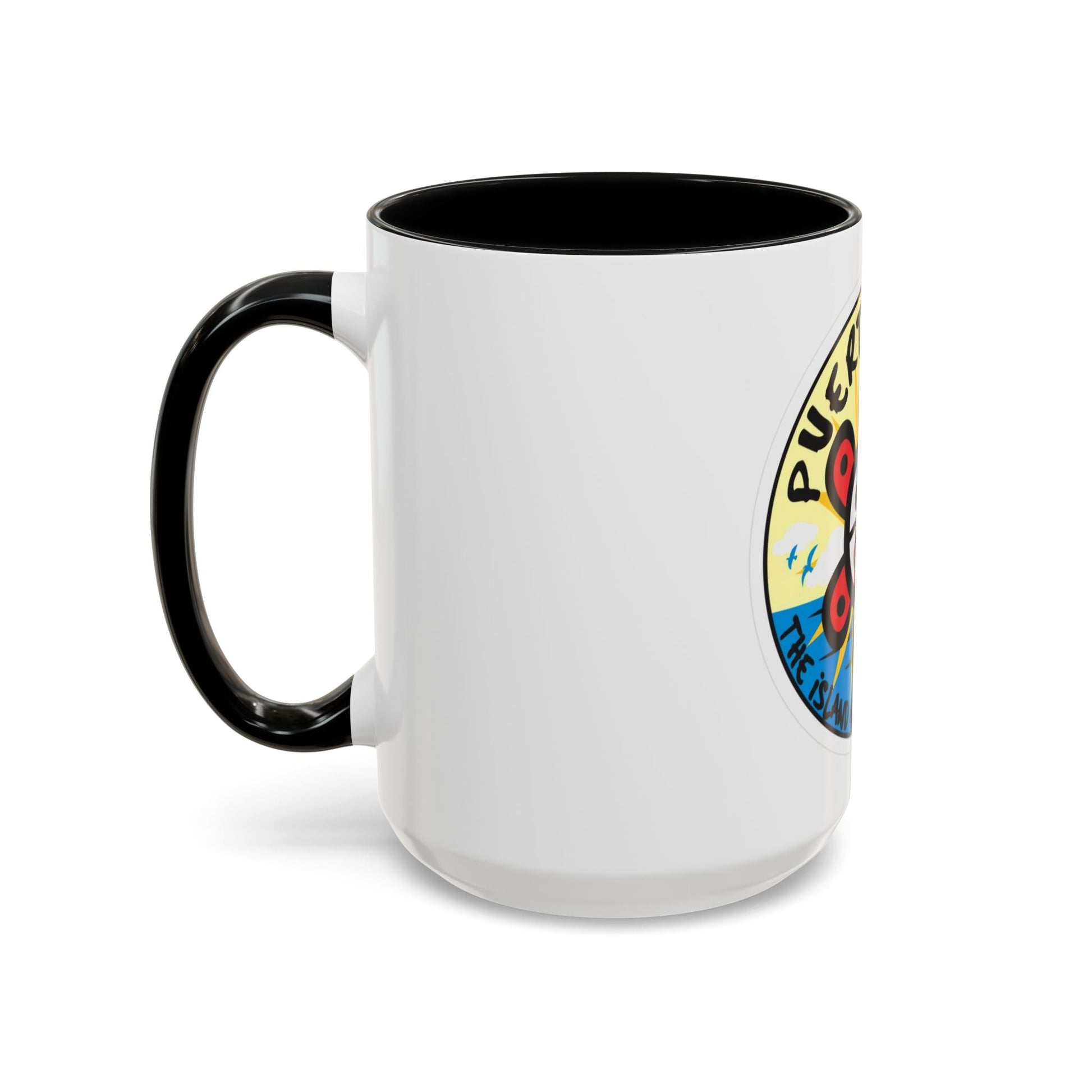 Puerto Rico Accent Coffee Mug - Island of Enchantment, Travel Souvenir, Gift for Coffee Lovers, Car Enthusiasts, Beach Decor - Metamorphosis Creations