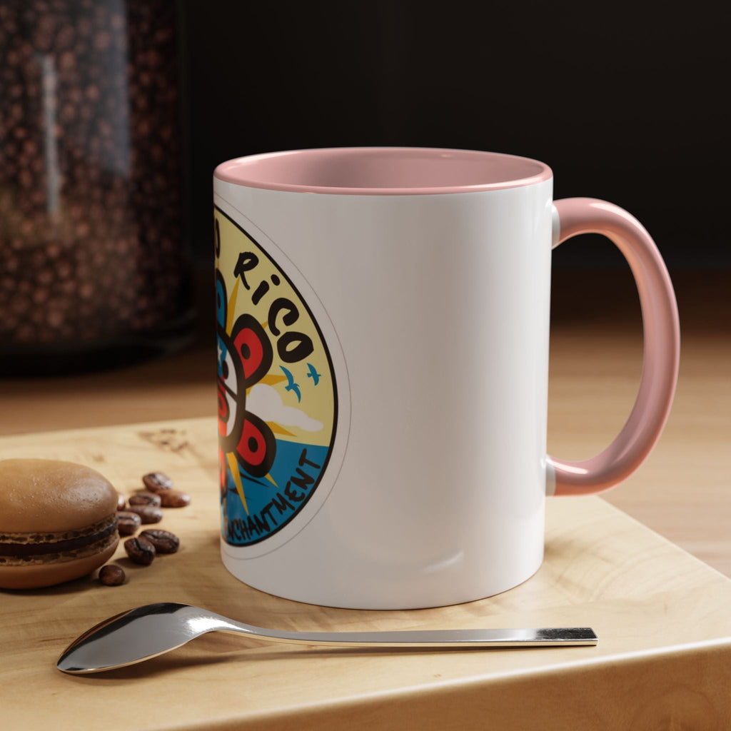 Puerto Rico Accent Coffee Mug - Island of Enchantment, Travel Souvenir, Gift for Coffee Lovers, Car Enthusiasts, Beach Decor - Metamorphosis Creations
