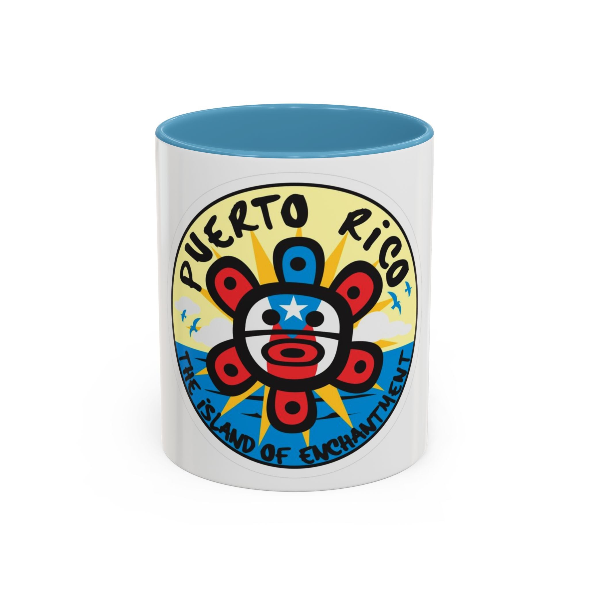 Puerto Rico Accent Coffee Mug - Island of Enchantment, Travel Souvenir, Gift for Coffee Lovers, Car Enthusiasts, Beach Decor - Metamorphosis Creations