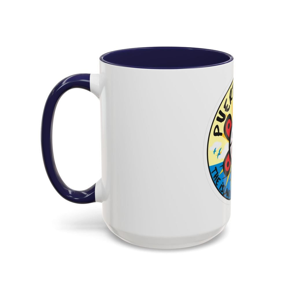 Puerto Rico Accent Coffee Mug - Island of Enchantment, Travel Souvenir, Gift for Coffee Lovers, Car Enthusiasts, Beach Decor - Metamorphosis Creations