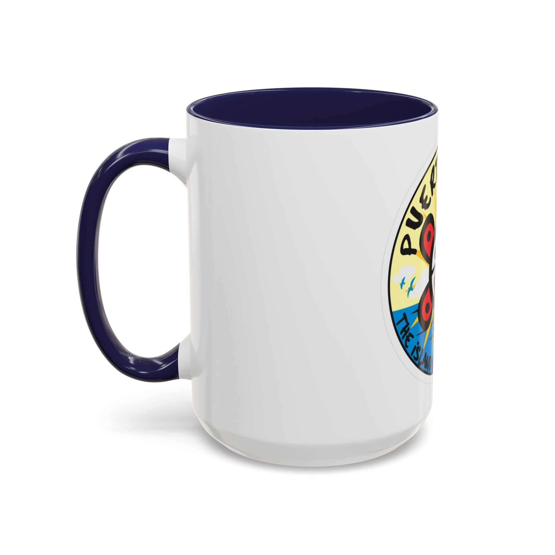 Puerto Rico Accent Coffee Mug - Island of Enchantment, Travel Souvenir, Gift for Coffee Lovers, Car Enthusiasts, Beach Decor - Metamorphosis Creations