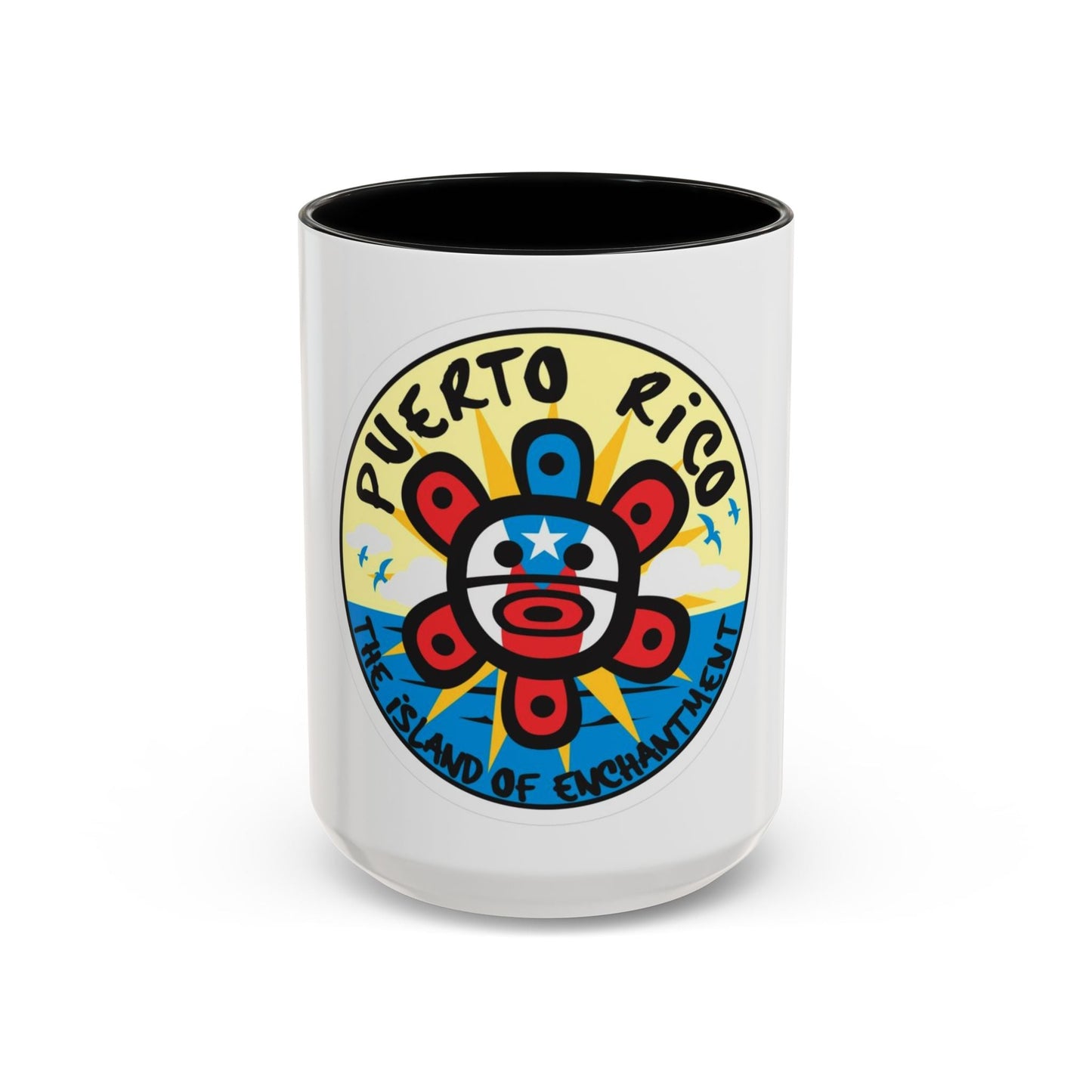 Puerto Rico Accent Coffee Mug - Island of Enchantment, Travel Souvenir, Gift for Coffee Lovers, Car Enthusiasts, Beach Decor - Metamorphosis Creations