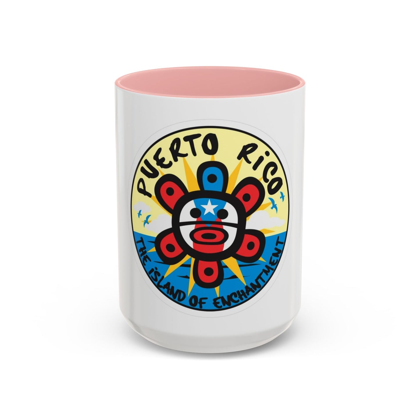 Puerto Rico Accent Coffee Mug - Island of Enchantment, Travel Souvenir, Gift for Coffee Lovers, Car Enthusiasts, Beach Decor - Metamorphosis Creations