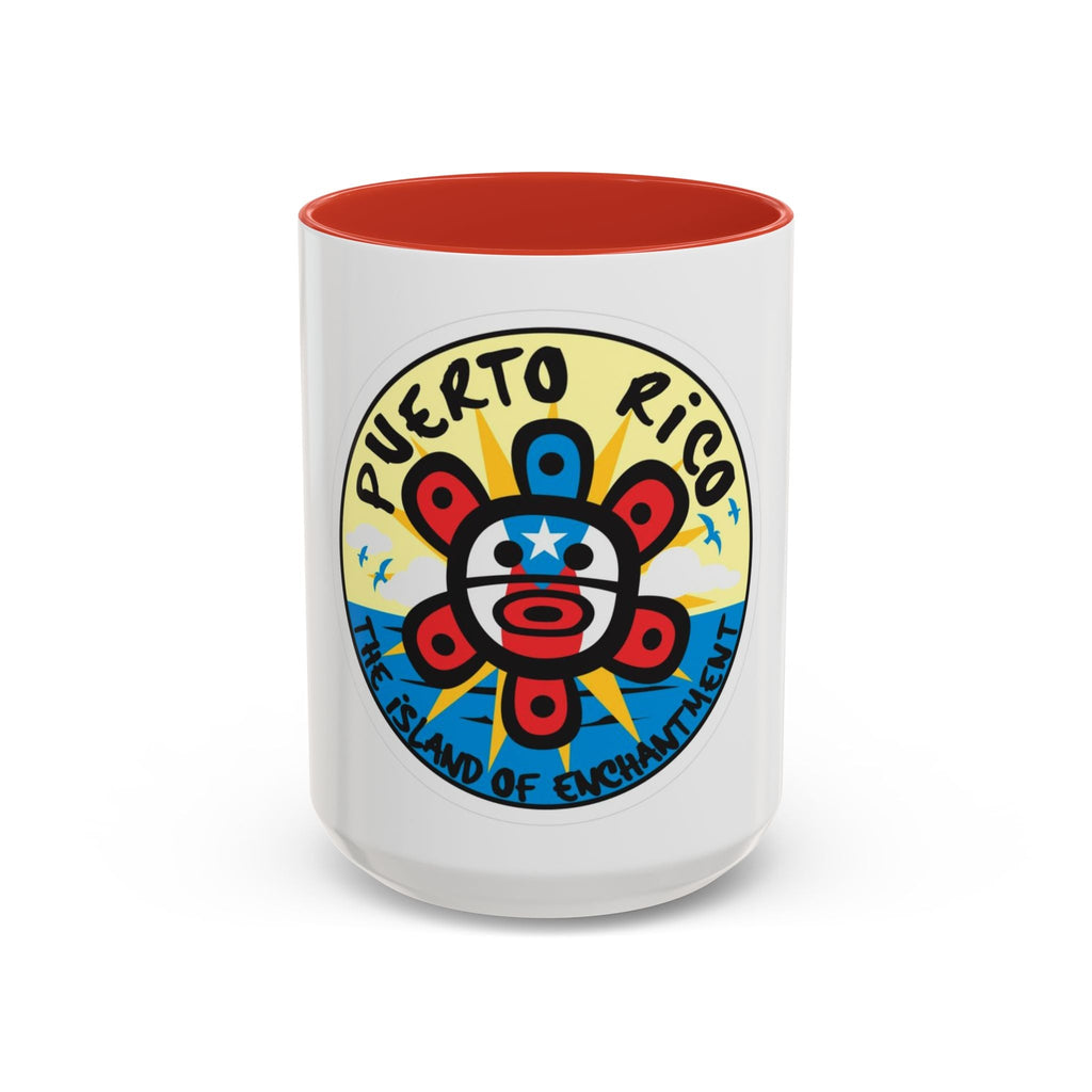 Puerto Rico Accent Coffee Mug - Island of Enchantment, Travel Souvenir, Gift for Coffee Lovers, Car Enthusiasts, Beach Decor - Metamorphosis Creations