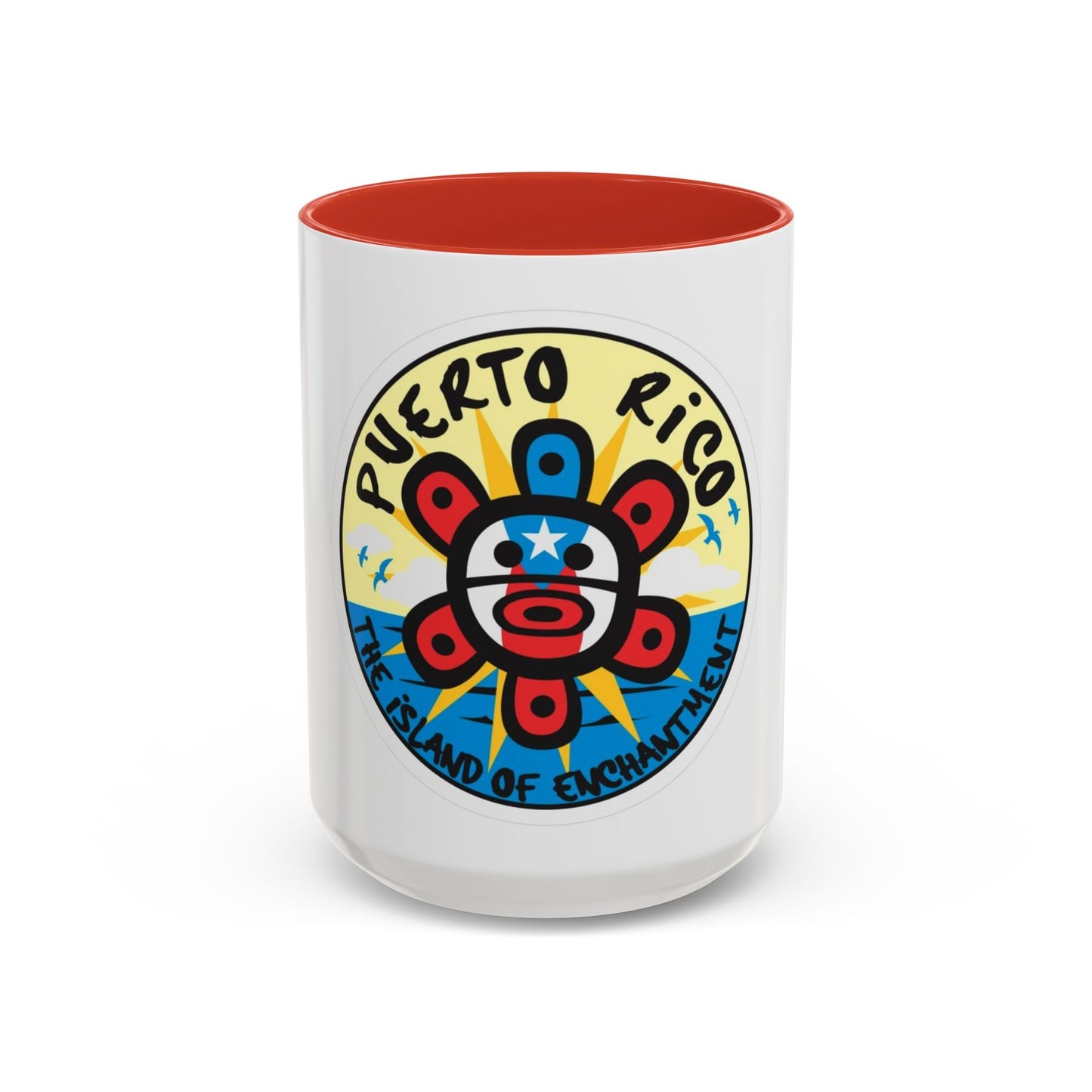 Puerto Rico Accent Coffee Mug - Island of Enchantment, Travel Souvenir, Gift for Coffee Lovers, Car Enthusiasts, Beach Decor - Metamorphosis Creations