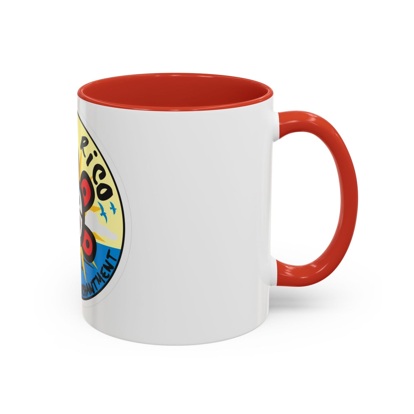 Puerto Rico Accent Coffee Mug - Island of Enchantment, Travel Souvenir, Gift for Coffee Lovers, Car Enthusiasts, Beach Decor - Metamorphosis Creations