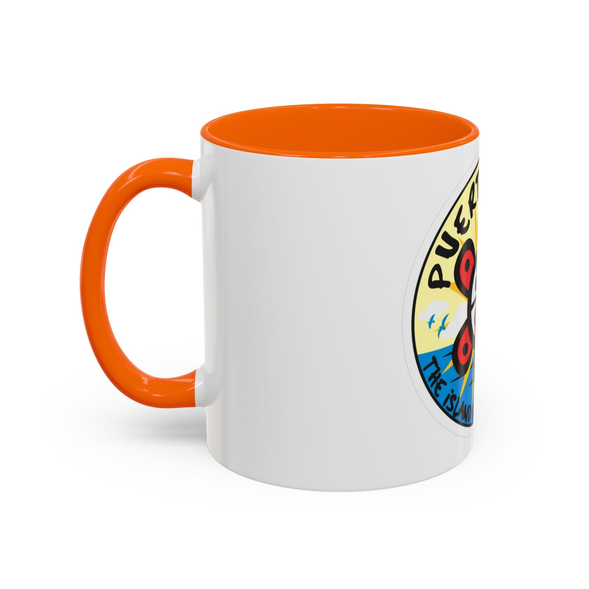 Puerto Rico Accent Coffee Mug - Island of Enchantment, Travel Souvenir, Gift for Coffee Lovers, Car Enthusiasts, Beach Decor - Metamorphosis Creations