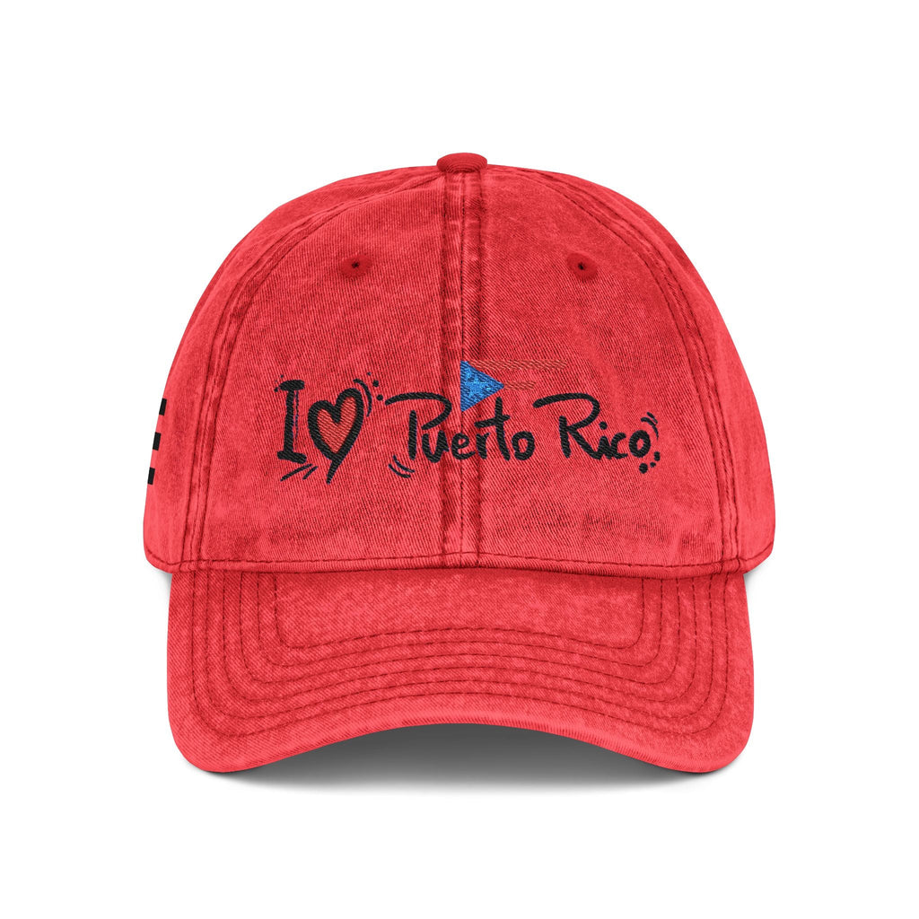 Puerto Rico Accessories Boricua Apparel Outdoor Adventure Hat, Gift for Hikers, Campers, Casual Style, Unisex Red Cap - Metamorphosis Creations
