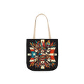 Puerto Rico Canvas Tote Bag, 5 - Color Straps - Metamorphosis Creations