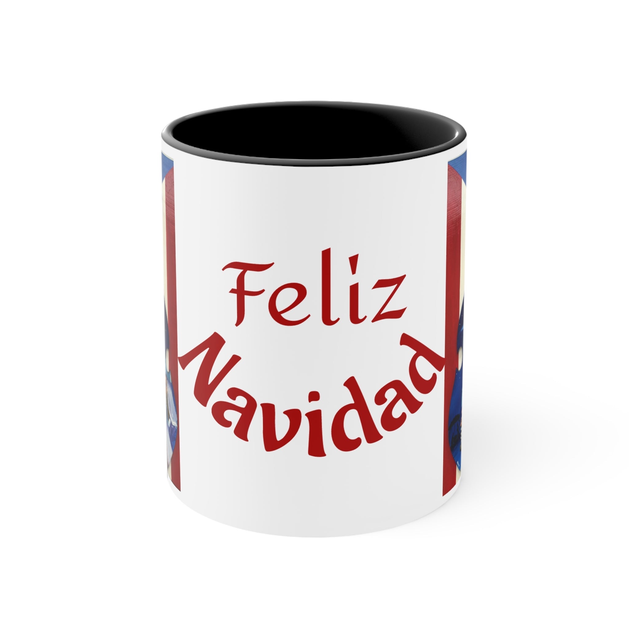 Puerto Rico Christmas Mugs, Festive Holiday Coffee Cup, Gift for Musicians, Feliz Navidad Mug, Puerto Rican Art - Metamorphosis Creations