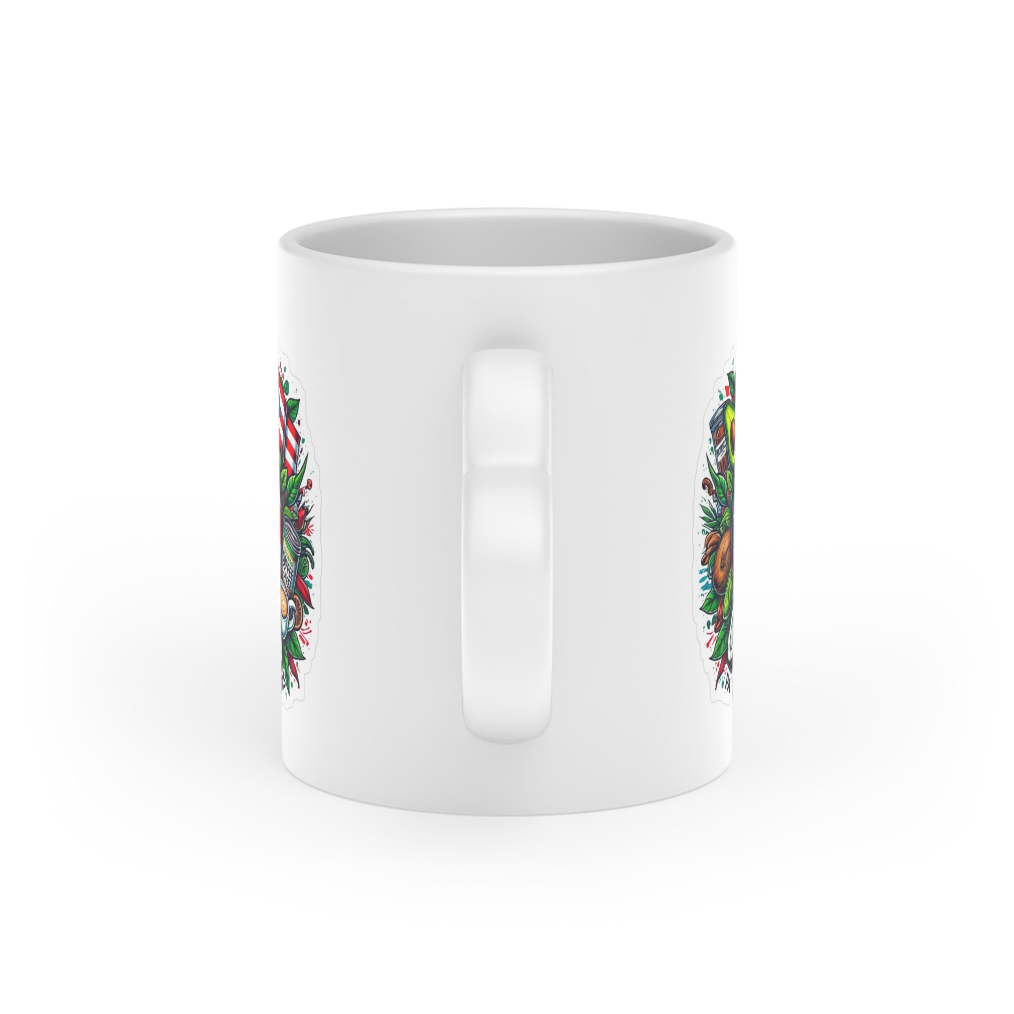 Puerto Rico Colorful Heart - Shaped Mug for Coffee Lovers, Ideal Gift for Birthdays, Anniversaries, Valentine’s Day, Home Décor, Unique Art Design - Metamorphosis Creations