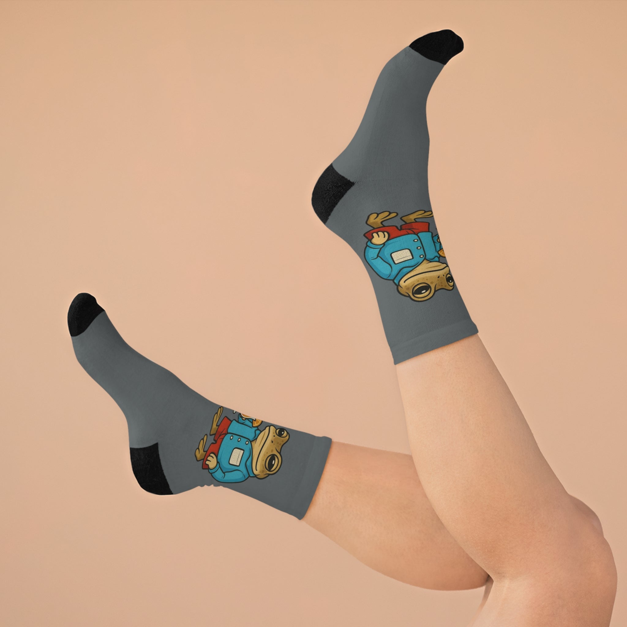 Puerto Rico Concho Socks – Colorful Island Pride Footwear for Everyday Wear & Gifts - Metamorphosis Creations