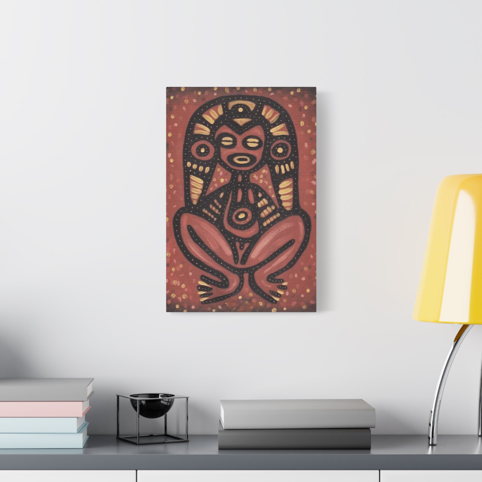 PUERTO RICO Culture Indians Inspired Print, Modern Tribal Artwork - Metamorphosis Creations