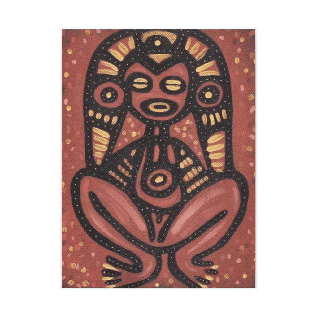 PUERTO RICO Culture Indians Inspired Print, Modern Tribal Artwork - Metamorphosis Creations