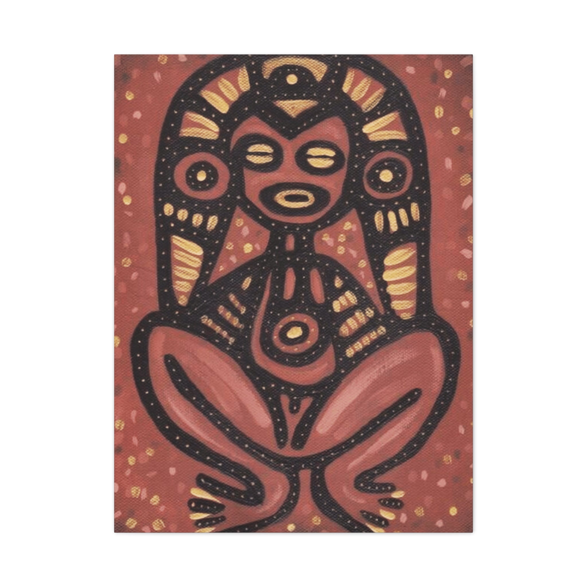 PUERTO RICO Culture Indians Inspired Print, Modern Tribal Artwork - Metamorphosis Creations