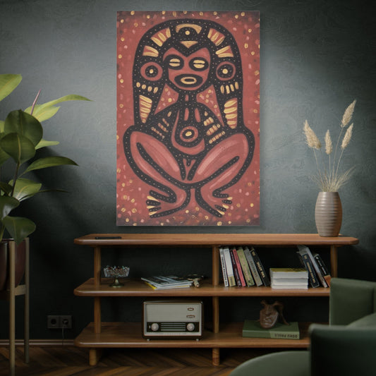 PUERTO RICO Culture Indians Inspired Print, Modern Tribal Artwork - Metamorphosis Creations