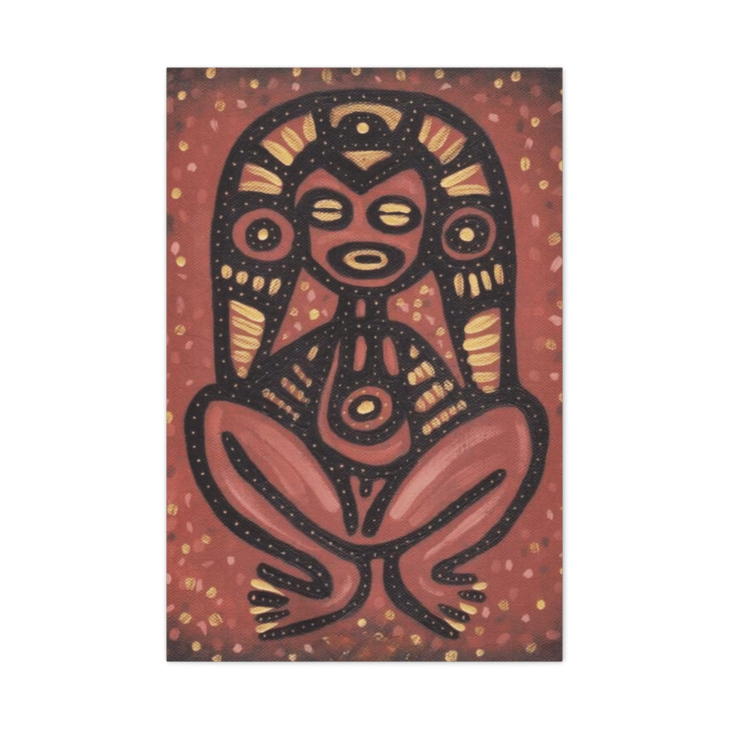 PUERTO RICO Culture Indians Inspired Print, Modern Tribal Artwork - Metamorphosis Creations