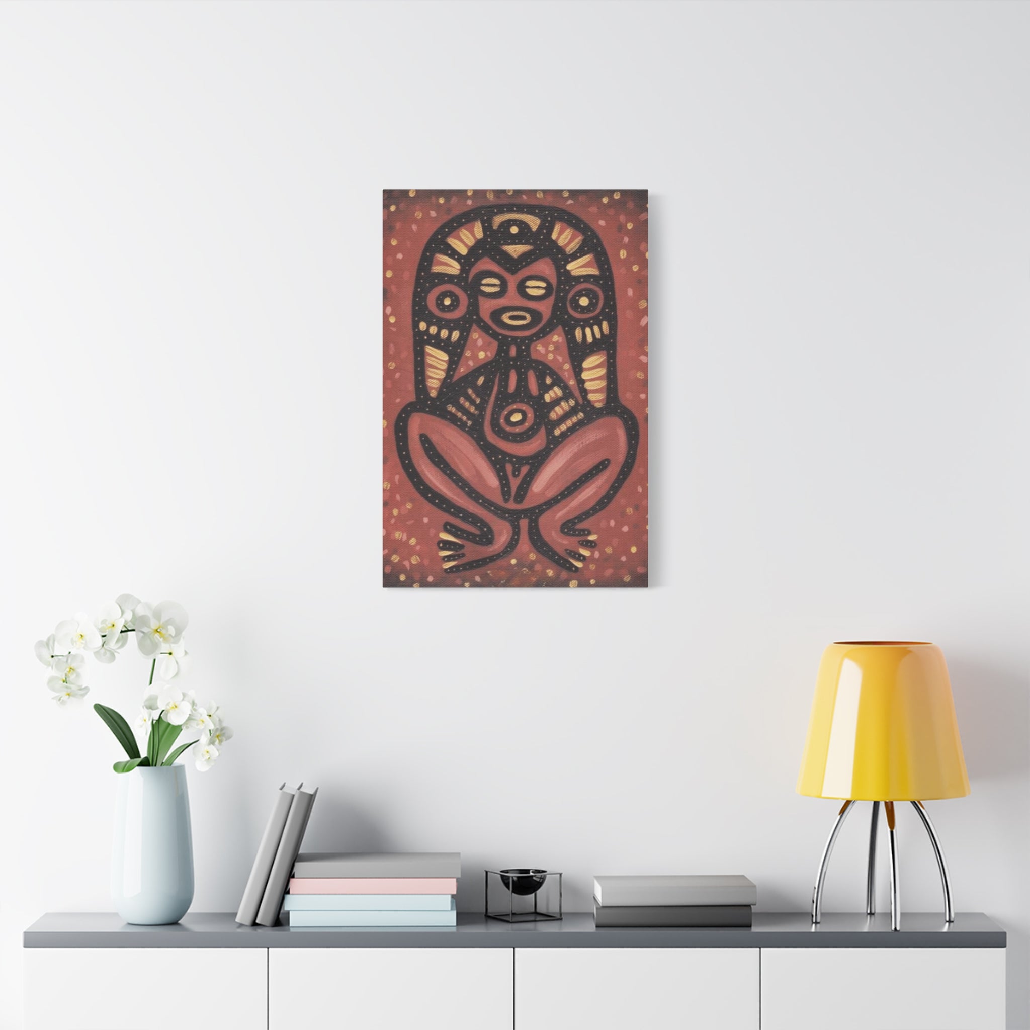 PUERTO RICO Culture Indians Inspired Print, Modern Tribal Artwork - Metamorphosis Creations
